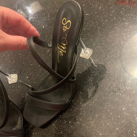 So me.. black heels, 4.5 “, like new - Picture 5 of 5
